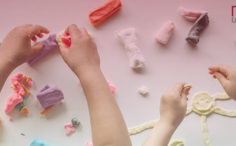 children playing with toys
